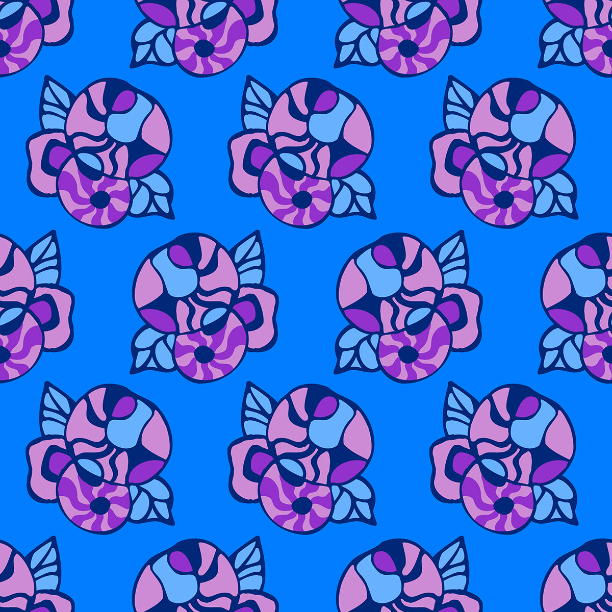 Window Box Swirl Azure