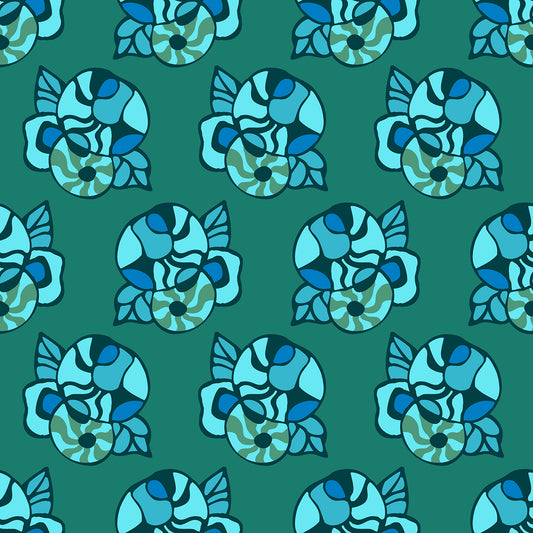 Window Box Swirl Green