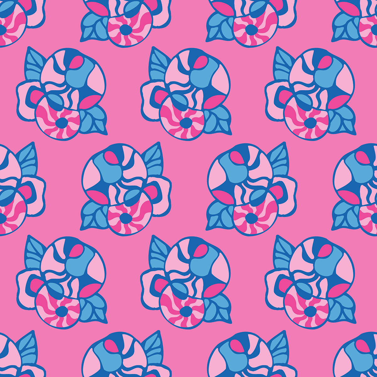 Window Box Swirl Pink & Blue