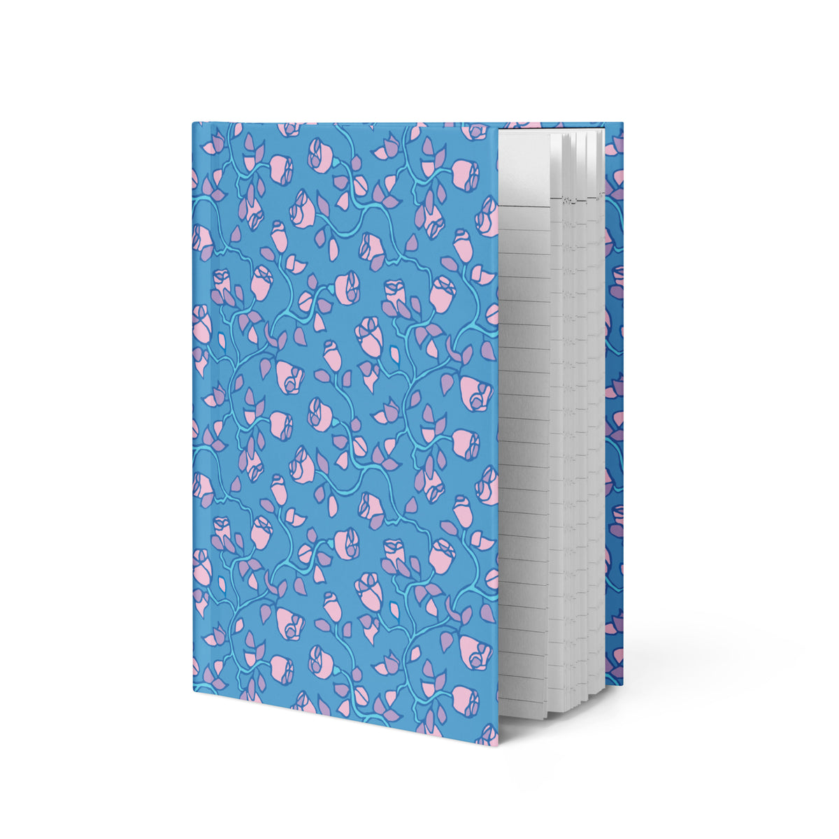 Beach Rose Blue Journal