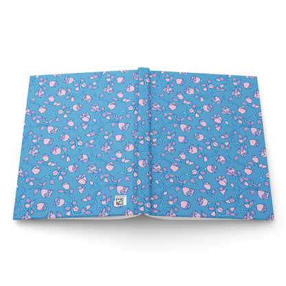 Beach Rose Blue Journal