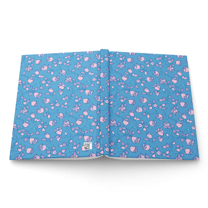Beach Rose Blue Journal