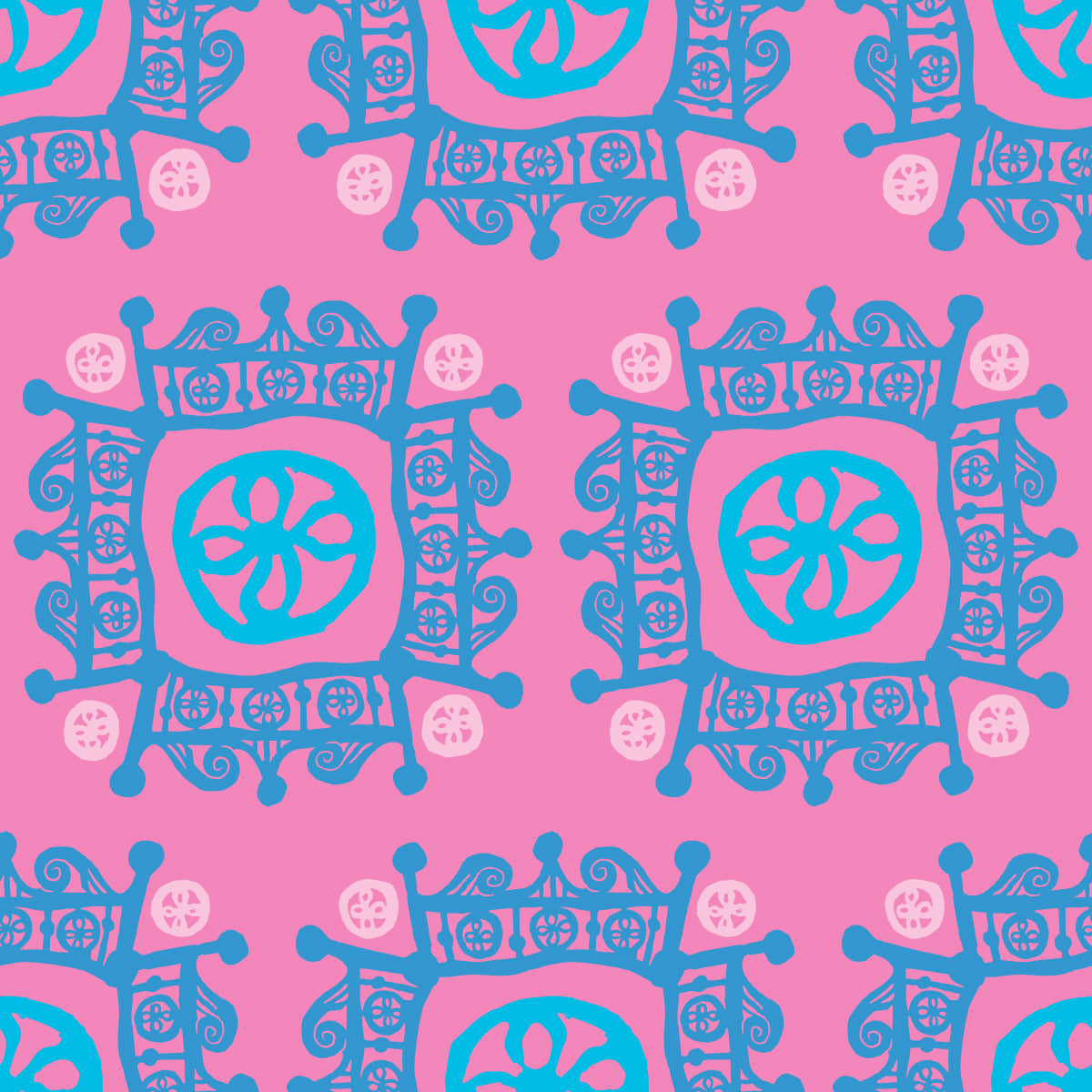 Rock On Royal Pink Blue